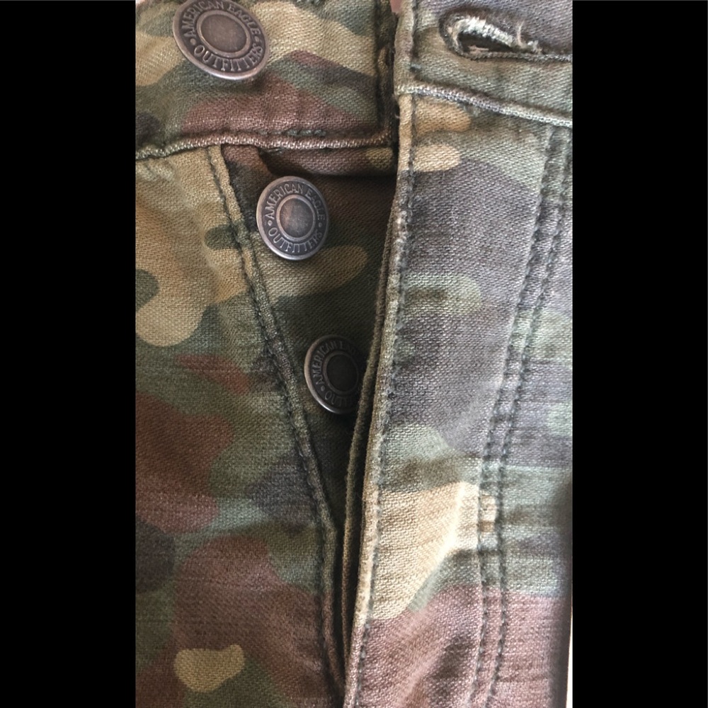American Eagle camo 🦅 vintage hi rise festival ! - Picture 6 of 6